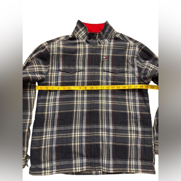 Tommy Hilfiger Checkered Outerwear Size Large - Picture 7 of 16
